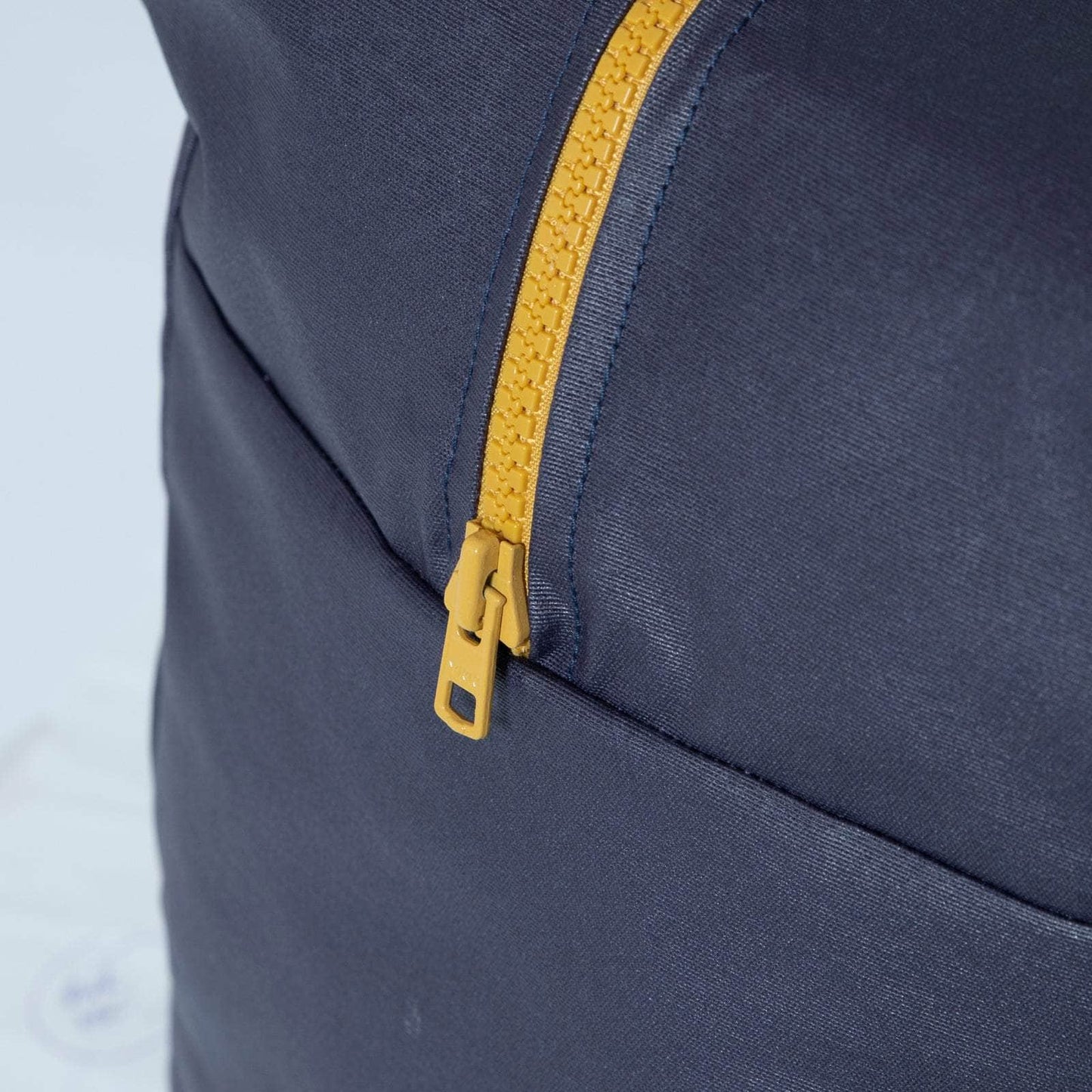 Bolsa MyBigBag Bolsa MyBigBag Azul Marino con asas y cremallera Mostaza Bolsa MyBigBag Azul Marino con asas y cremallera Mostaza