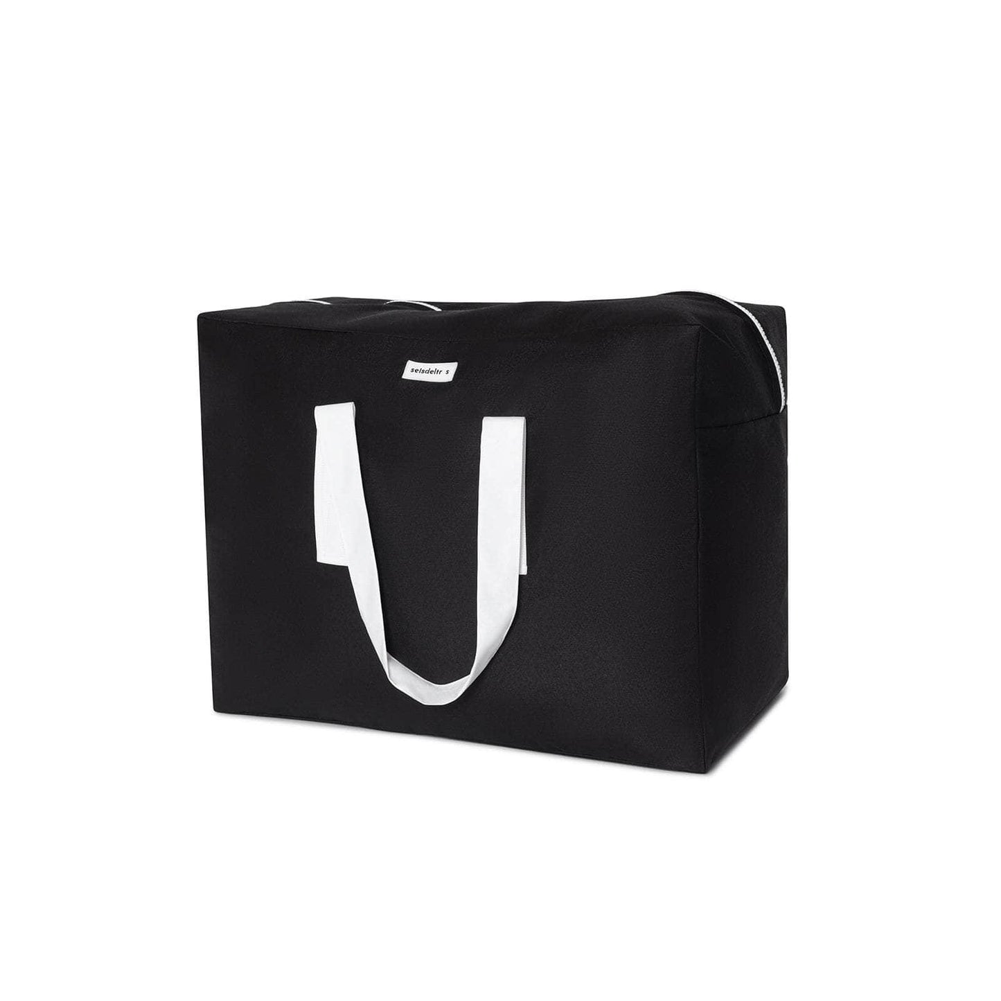 Bolsa MyBigBag Bolsa MyBigBag Negra con asas blancas Bolsa MyBigBag Negra con asas blancas