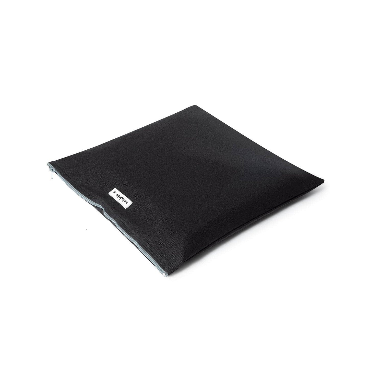 Funda MyBigBag Negra cremallera gris Funda MyBigBag Negra cremallera gris
