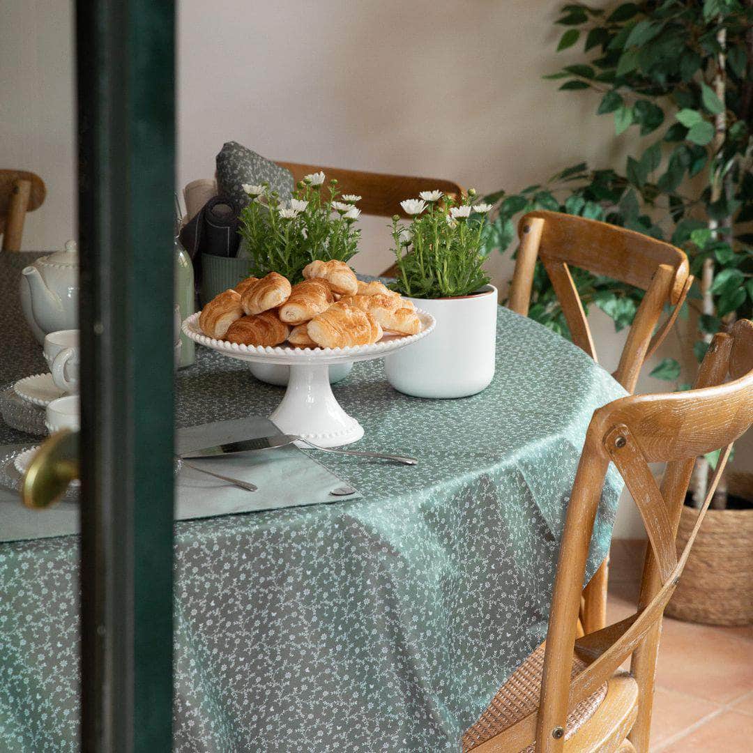 Mantel La Provenza Mantel reversible y lavable | Dos diseños en uno, antimanchas