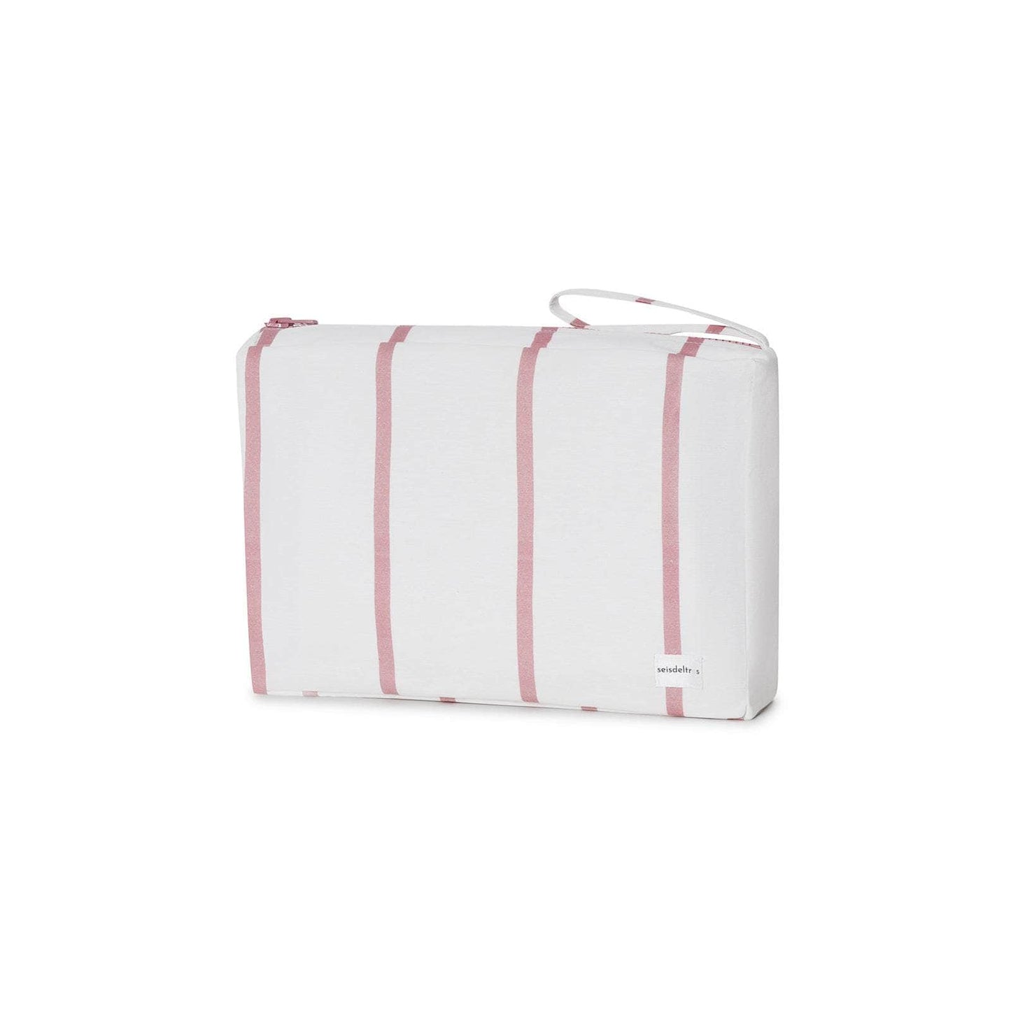 neceser MybigBag Neceser MyBigBag Blanco Raya Rosa Burdeos Neceser MyBigBag Verano | Ligero, con bolsillo y agarrador