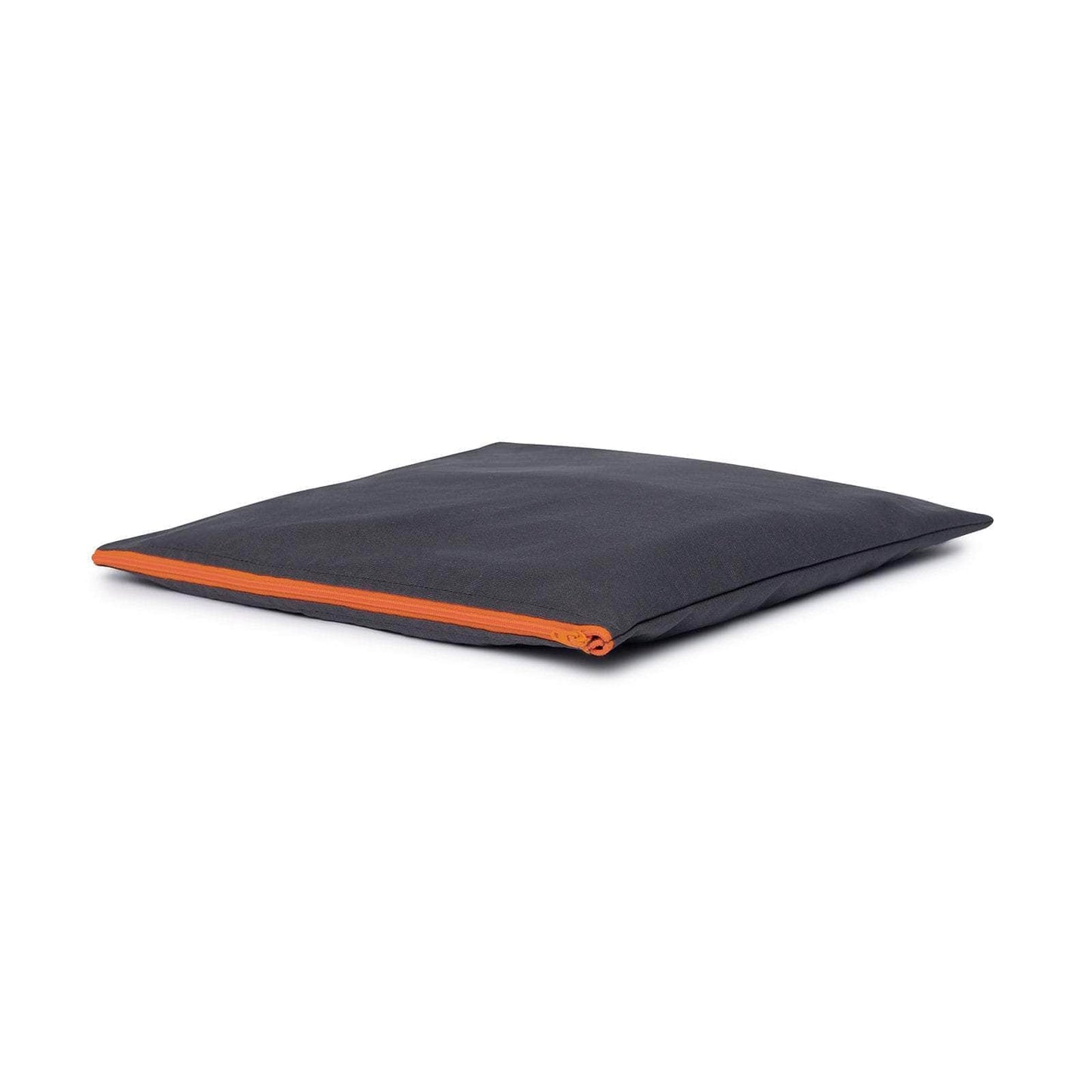OUT - Funda para la MyBigBag Gris Marengo con cremallera naranja flúor