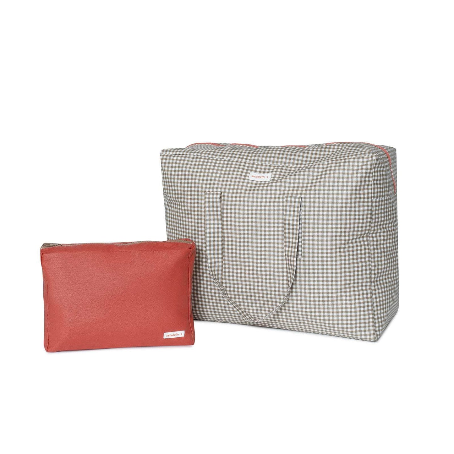 Pack Bolsa MyBigBag y Neceser Reversible - Minivichy Marrón Pack Bolsa MyBigBag y Neceser Reversible - Minivichy Marrón