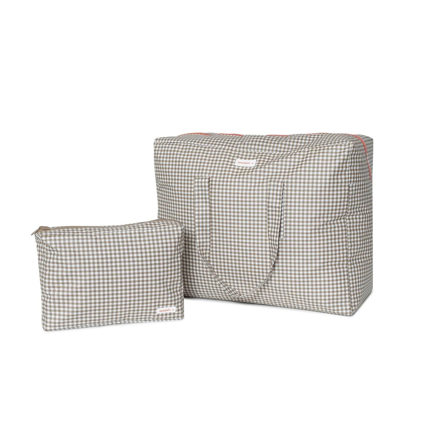 Pack Bolsa MyBigBag y Neceser Reversible - Minivichy Marrón Pack Bolsa MyBigBag y Neceser Reversible - Minivichy Marrón
