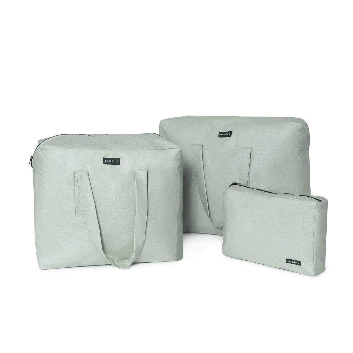 pack mybigbag Pack completo - bolsa XL, bolsa L y neceser - Verde Empolvado Pack completo - bolsa XL, bolsa L y neceser - Verde Empolvado