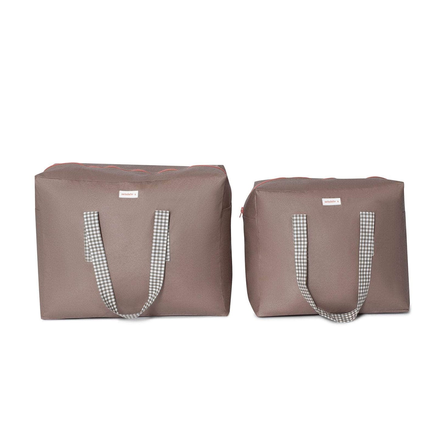 Pack Dúo - XL y L - Marrón/Minivichy marrón/Teja Pack Dúo - XL y L - Marrón/Minivichy marrón/Teja
