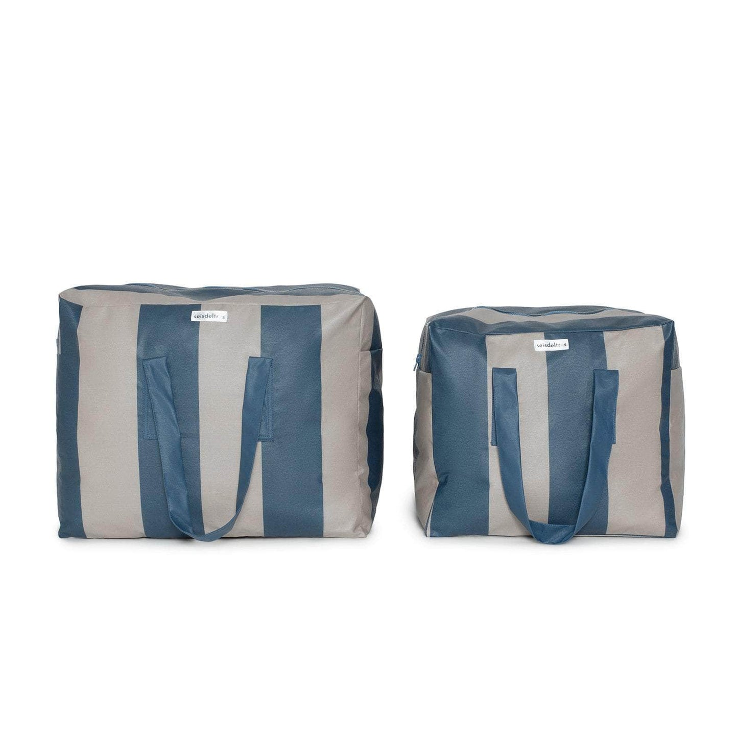 Pack Dúo - XL y L Raya Ancha Petrol/Piedra