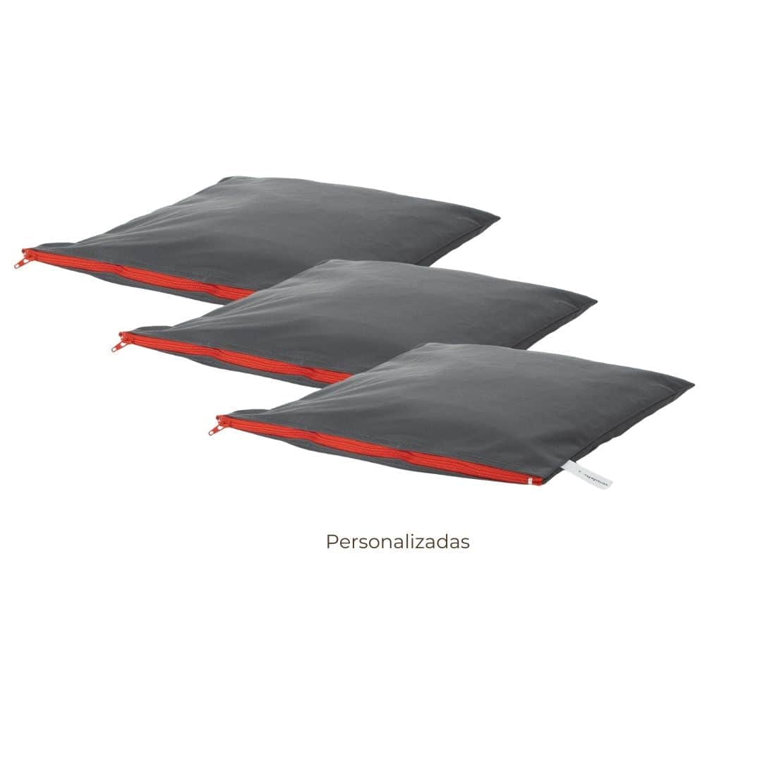 Pack Fitness | Gris marengo cremallera roja Pack Fitness | Gris marengo cremallera roja