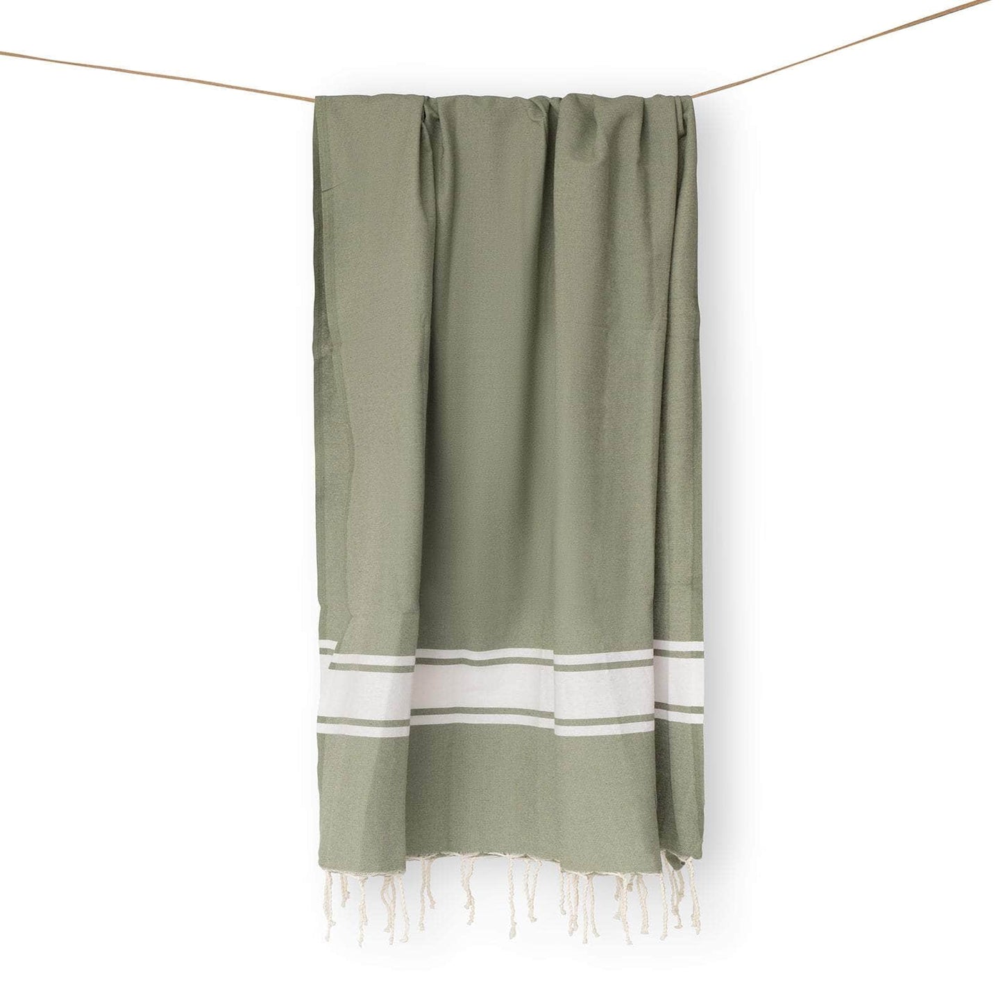 Verde Oscuro Toallas de fouta