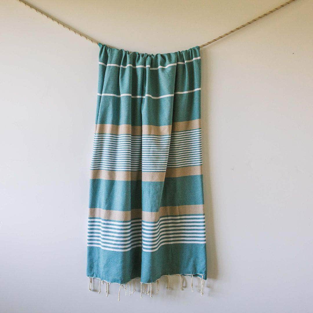 Azul Mar Toallas de fouta
