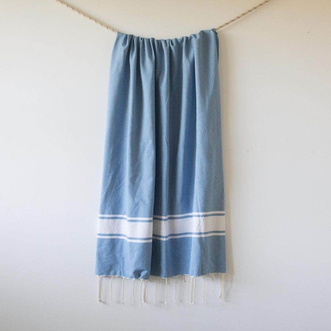 Azul Toallas de fouta