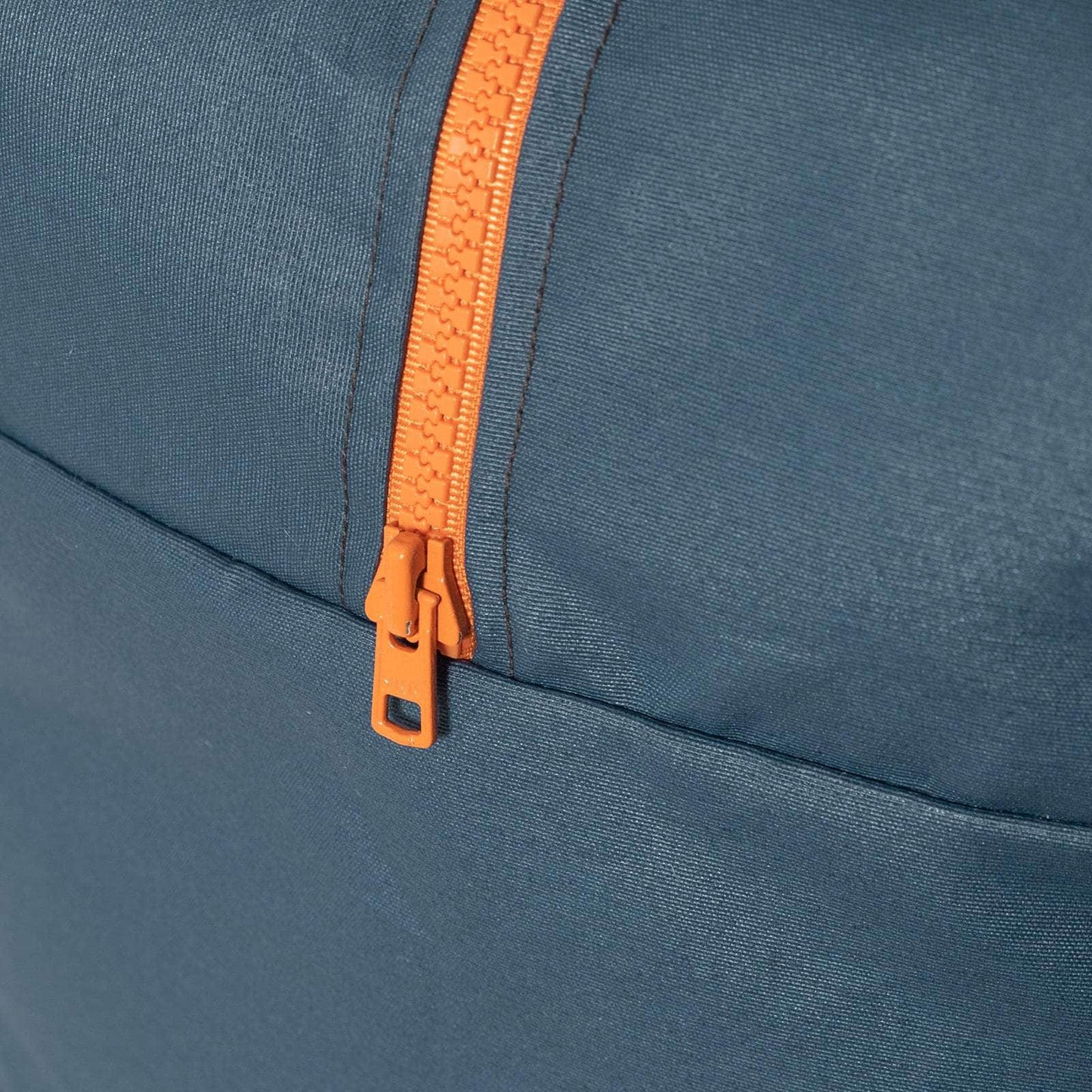 Bolsa MyBigBag Bolsa MyBigBag Petrol con asas y cremallera naranja