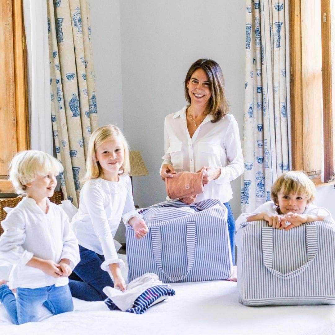 Bolsa MyBigBag Bolsa MyBigBag Raya Gris y Blanco