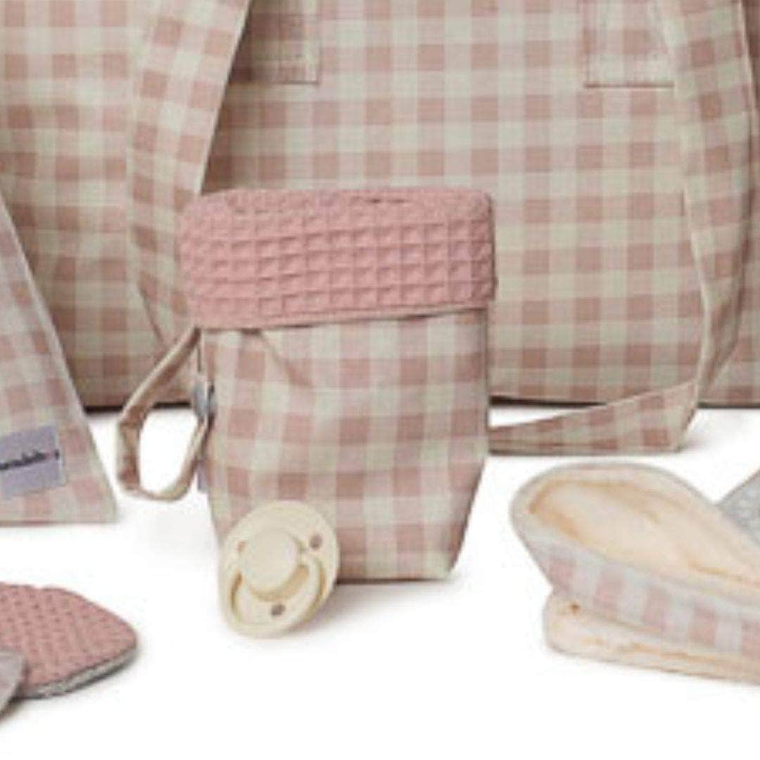Bolsa para chupetes Rosa Empolvado