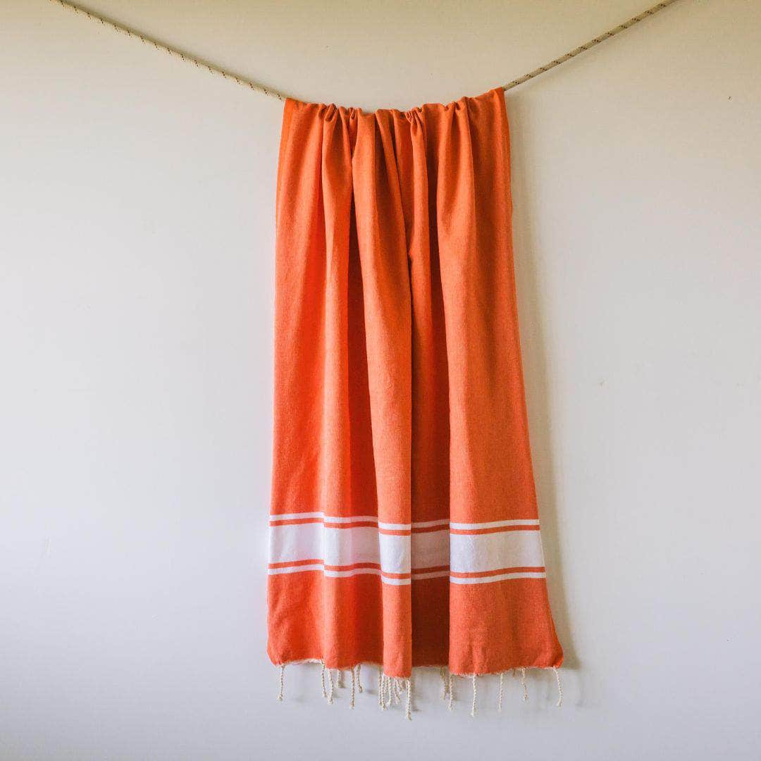 Naranja Toallas de fouta