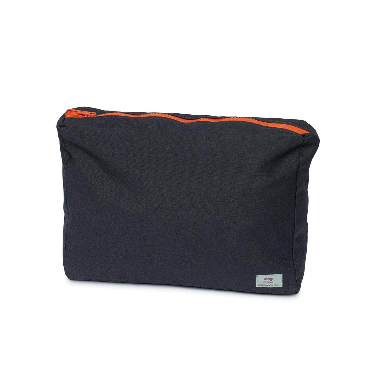 neceser MybigBag Neceser MyBigBag Reversible Azul Petrol / Gris Marengo (cremallera naranja)
