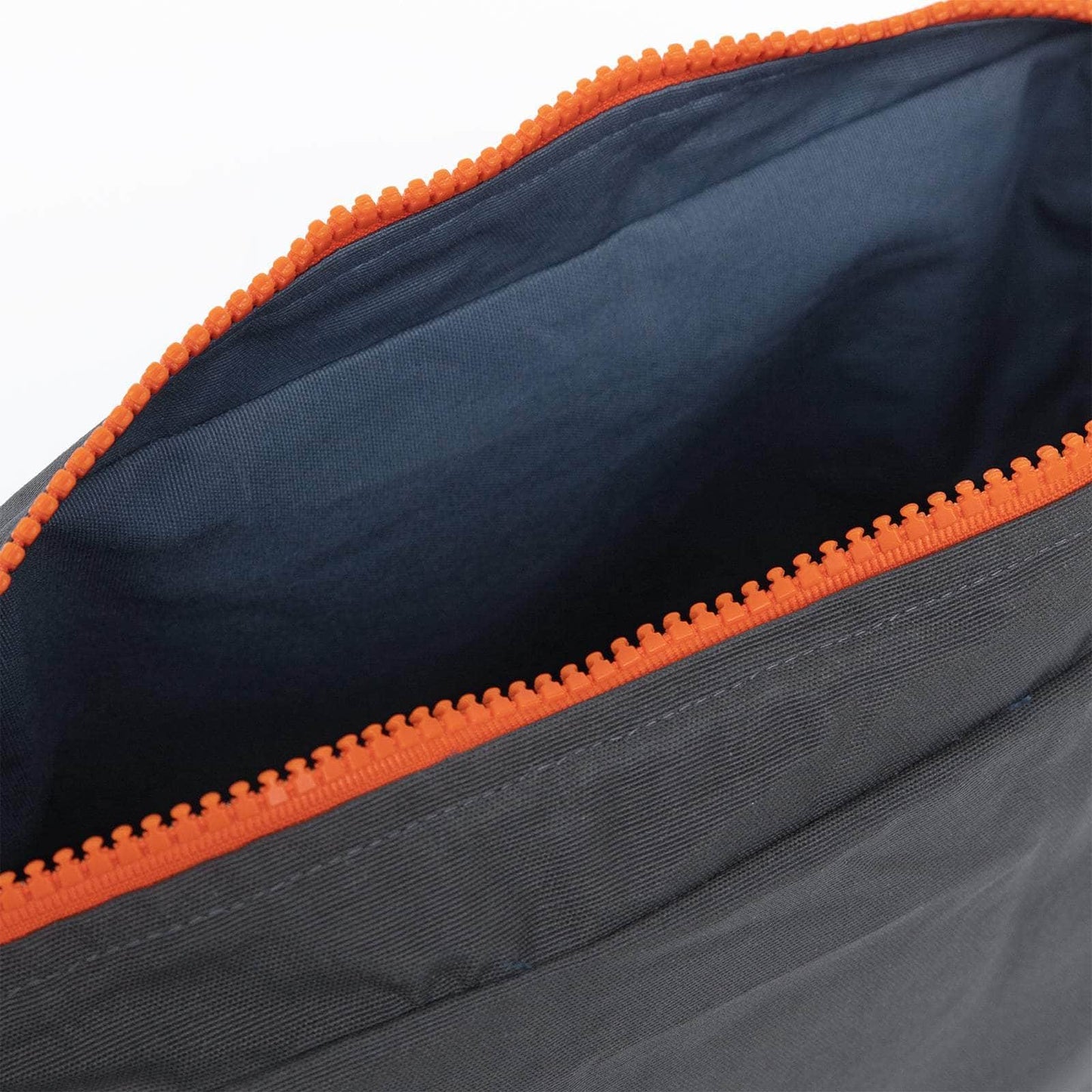 neceser MybigBag Neceser MyBigBag Reversible Azul Petrol / Gris Marengo (cremallera naranja)
