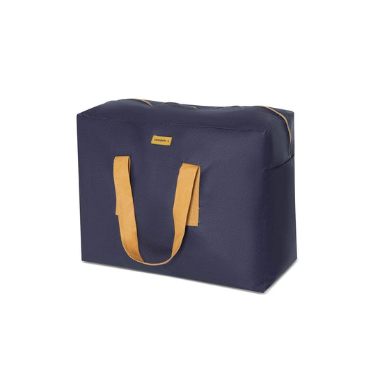 Bolsa MyBigBag Bolsa MyBigBag Azul Marino con asas y cremallera Mostaza Bolsa MyBigBag Azul Marino con asas y cremallera Mostaza