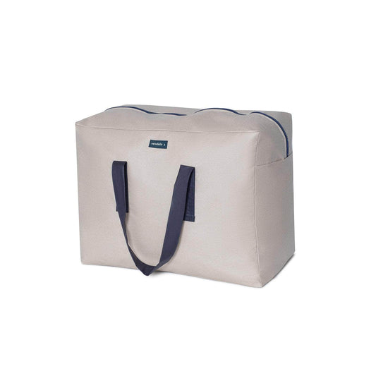 Bolsa MyBigBag Bolsa MyBigBag Beige asas azul marino Bolsa MyBigBag Beige asas azul marino