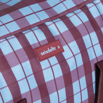 Bolsa MyBigBag Bolsa MyBigBag Escocesa Burdeos Bolsa MyBigBag Escocesa Burdeos