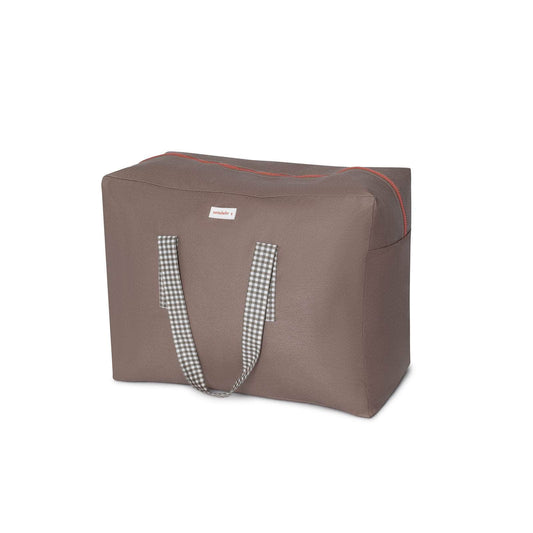 Bolsa MyBigBag Bolsa MyBigBag Marrón asas minivichy Bolsa MyBigBag Marrón asas minivichy