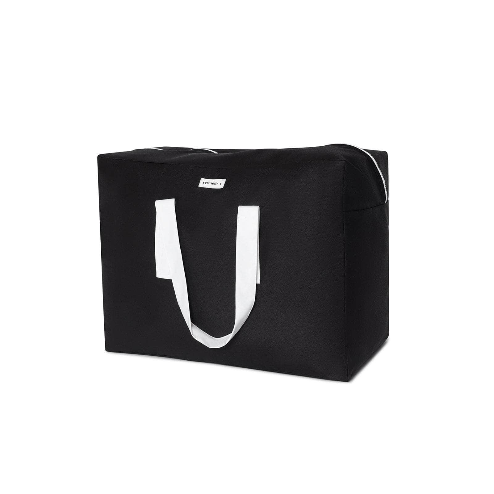 Bolsa MyBigBag Bolsa MyBigBag Negra con asas blancas Bolsa MyBigBag Negra con asas blancas