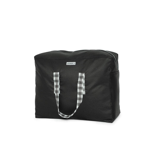 Bolsa MyBigBag Bolsa MyBigBag Negra con asas y cremallera vichy