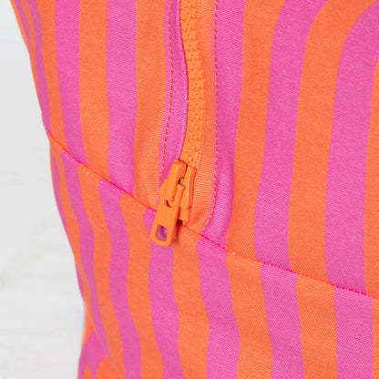Bolsa MyBigBag Bolsa MyBigBag Rayas Naranja/Rosa Bolsa MyBigBag Rayas Naranja/Rosa