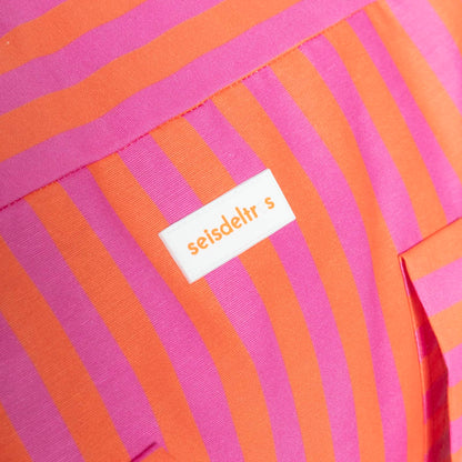 Bolsa MyBigBag Bolsa MyBigBag Rayas Naranja/Rosa Bolsa MyBigBag Rayas Naranja/Rosa
