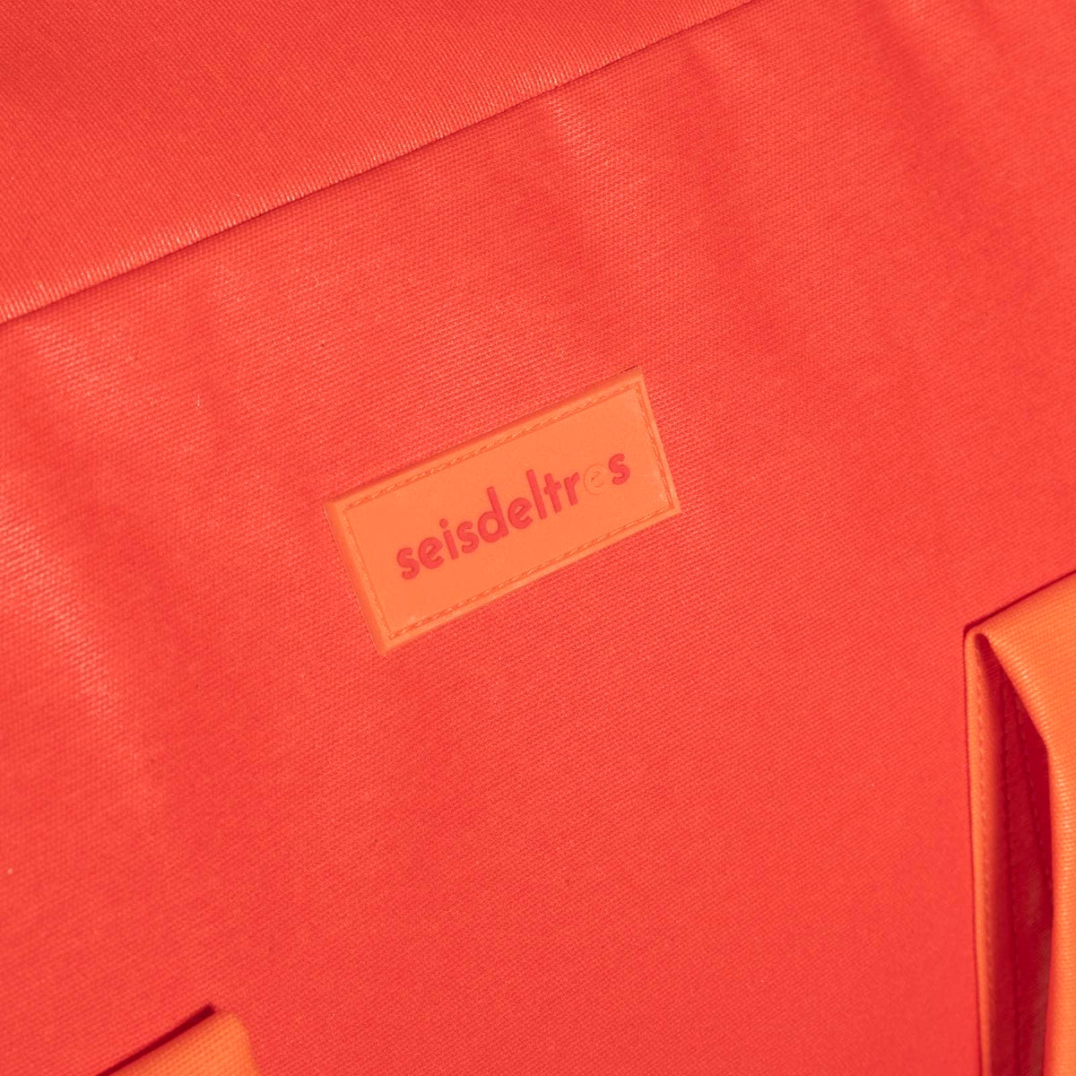 Bolsa MyBigBag Bolsa MyBigBag Roja con asas Naranjas Bolsa MyBigBag Roja con asas Naranjas