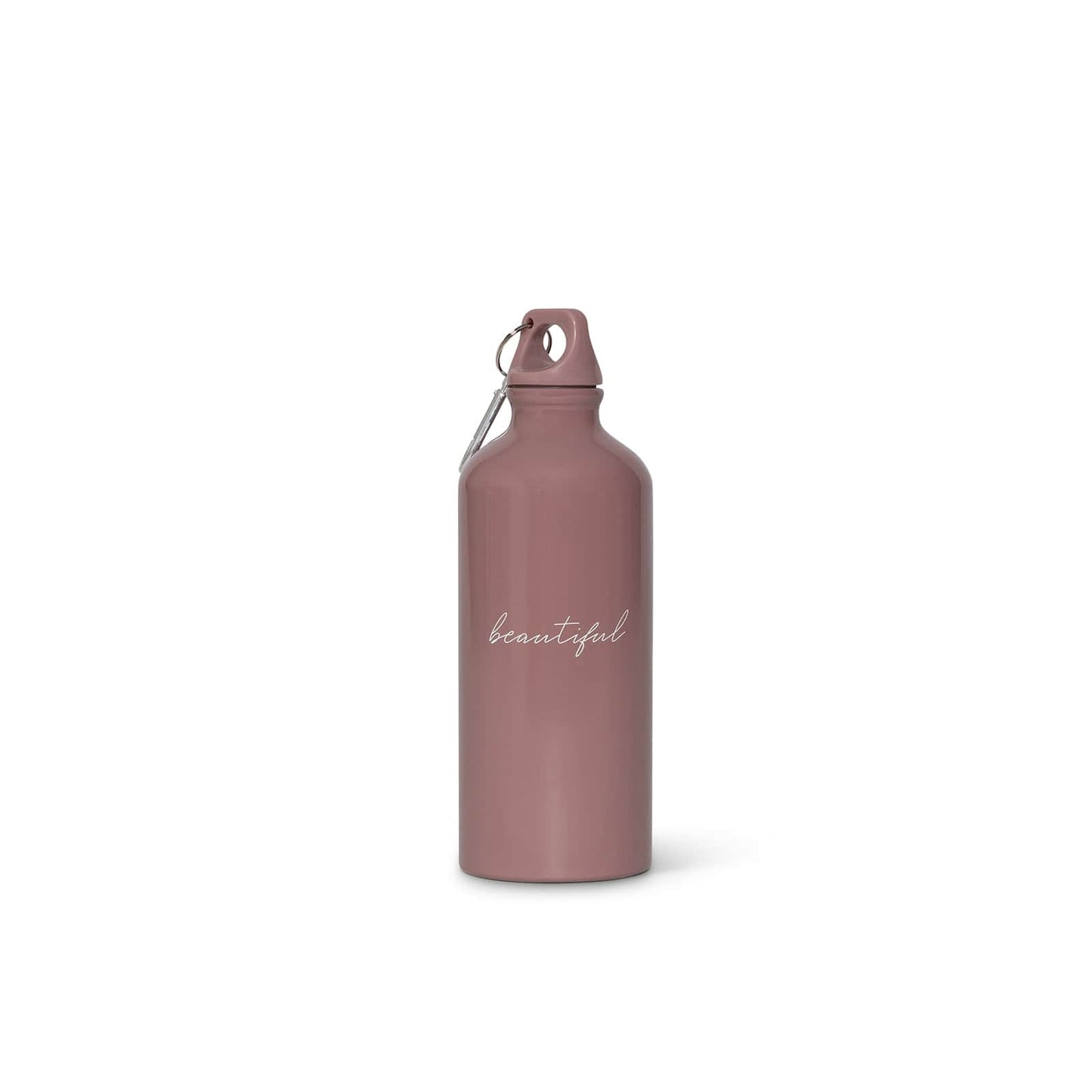 Botella Aluminio 600ml. Rosa Empolvado - Beautiful -