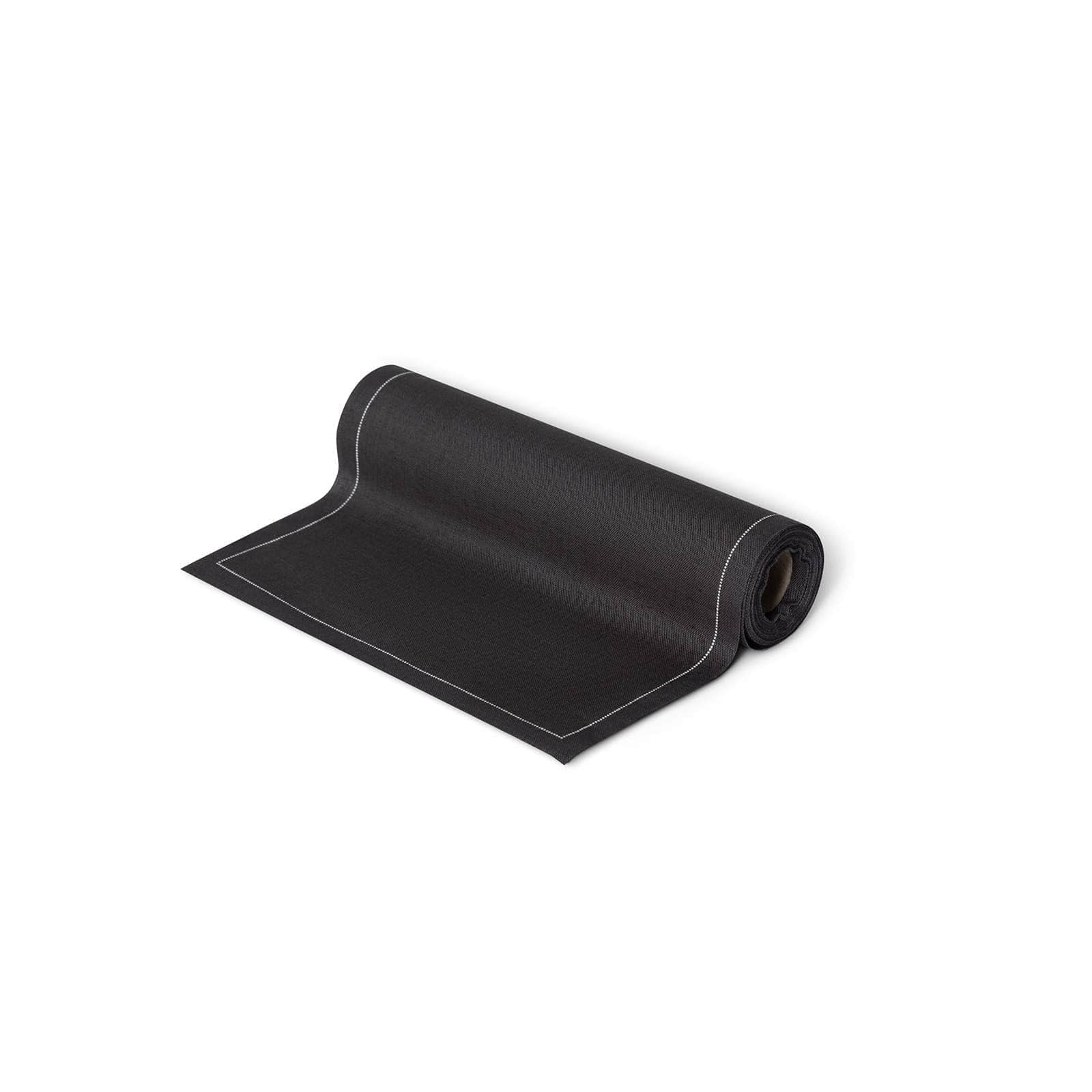 Gris Marengo Servilletas de lino en rollo (20 ud) Servilletas de lino reutilizables | Rollo de tela lavable