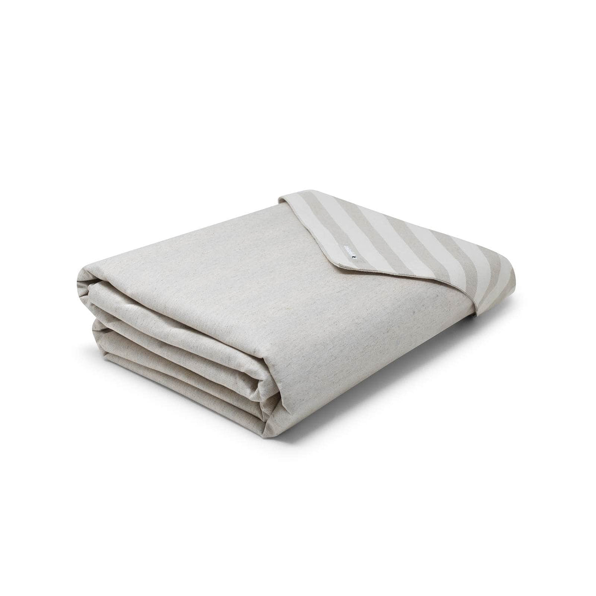 Mantel Nilo Beige Mantel reversible y antimanchas | Dos diseños en uno, repele líquidos y manchas