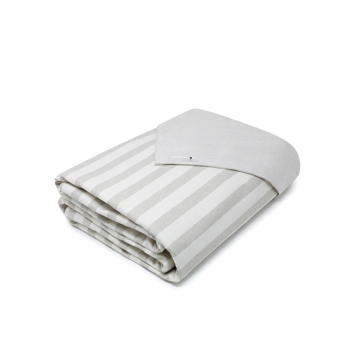 Mantel Nilo Beige Mantel reversible y antimanchas | Dos diseños en uno, repele líquidos y manchas