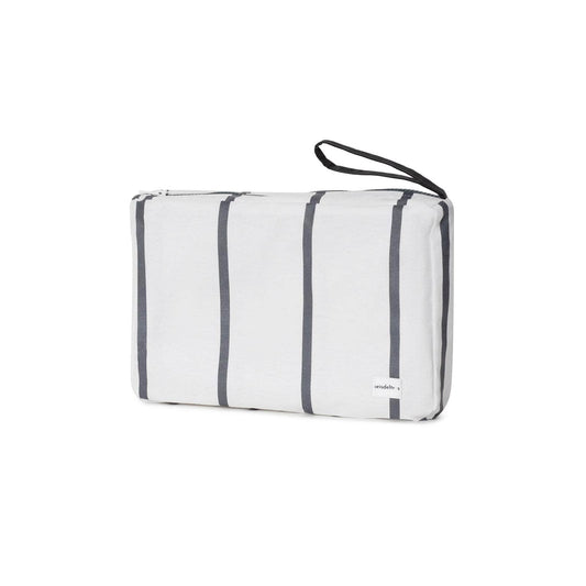 neceser MybigBag Neceser MyBigBag Blanco Raya Gris  Neceser MyBigBag Verano | Ligero, con bolsillo y agarrador