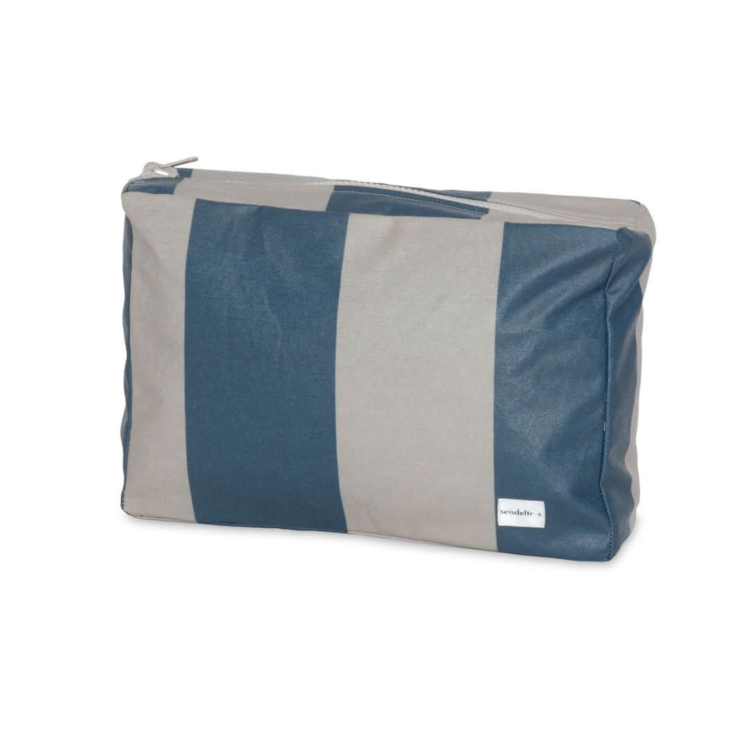 neceser MybigBag 🗝️ Neceser MyBigBag Raya Ancha Petrol/Piedra 🗝️ Neceser MyBigBag Raya Ancha Petrol/Piedra