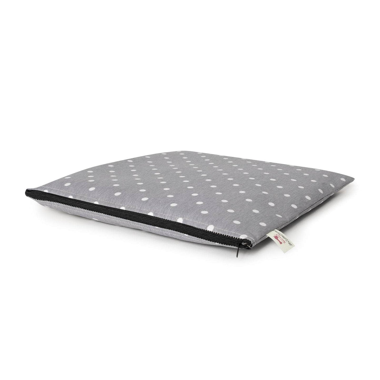 OUT - Funda para la Gris con Topos blanco