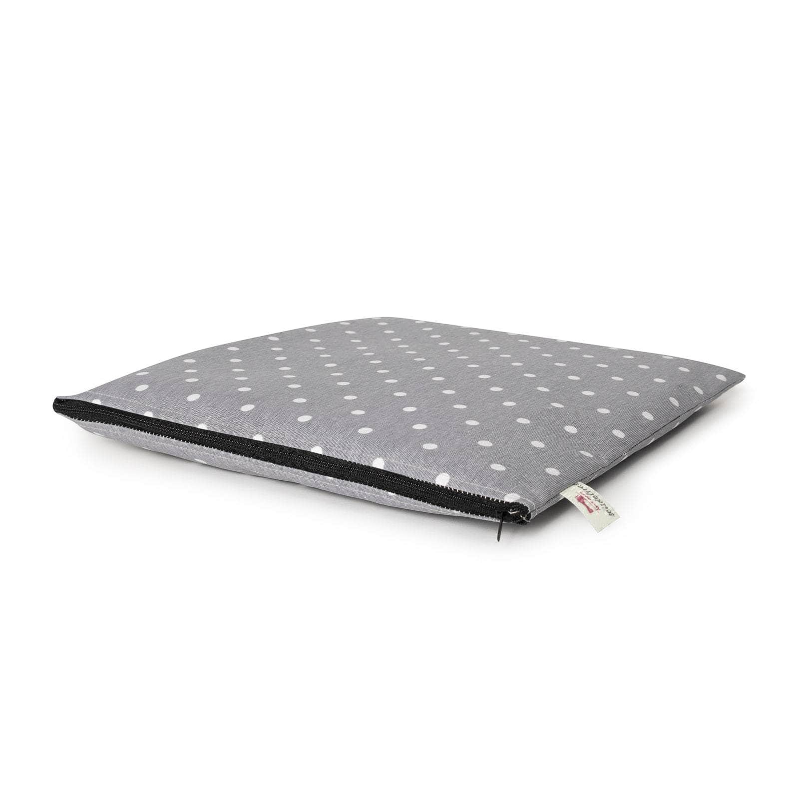 OUT - Funda para la Gris con Topos blanco