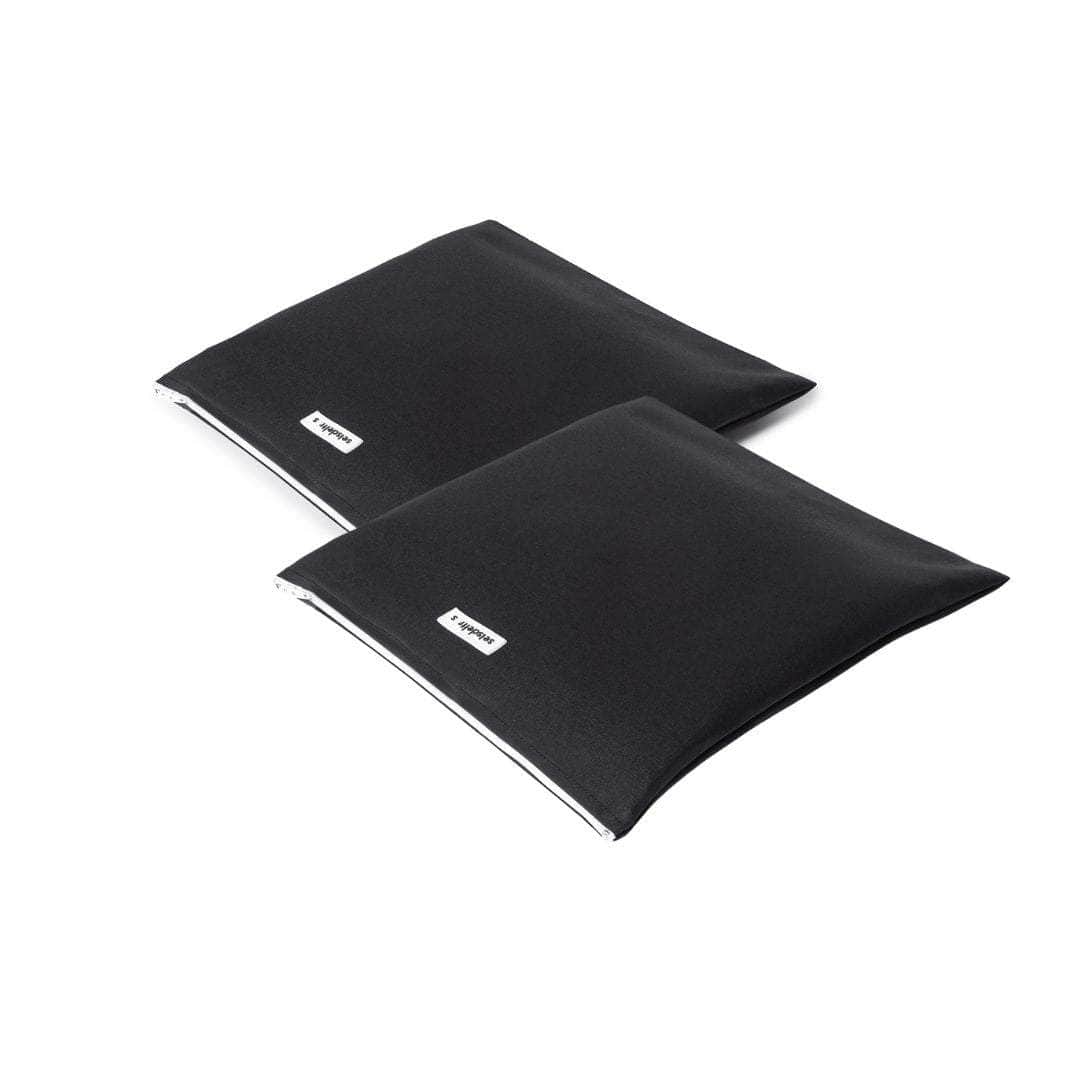 Pack 2 fundas Negra cremallera blanca Pack 2 fundas Negra cremallera blanca
