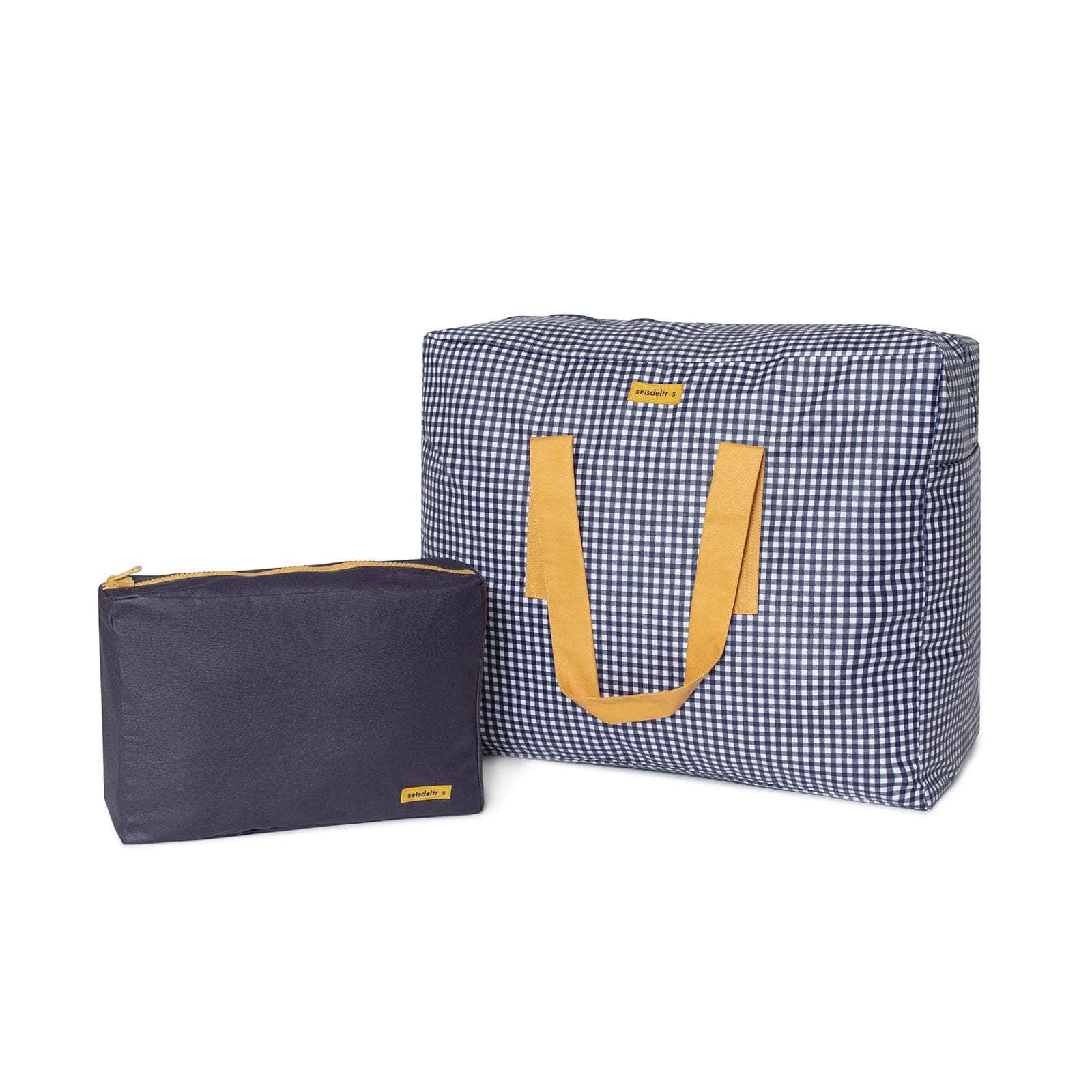 Pack Bolsa MyBigBag y Neceser - Minivichy Azul Marino Pack Bolsa MyBigBag y Neceser - Minivichy Azul Marino