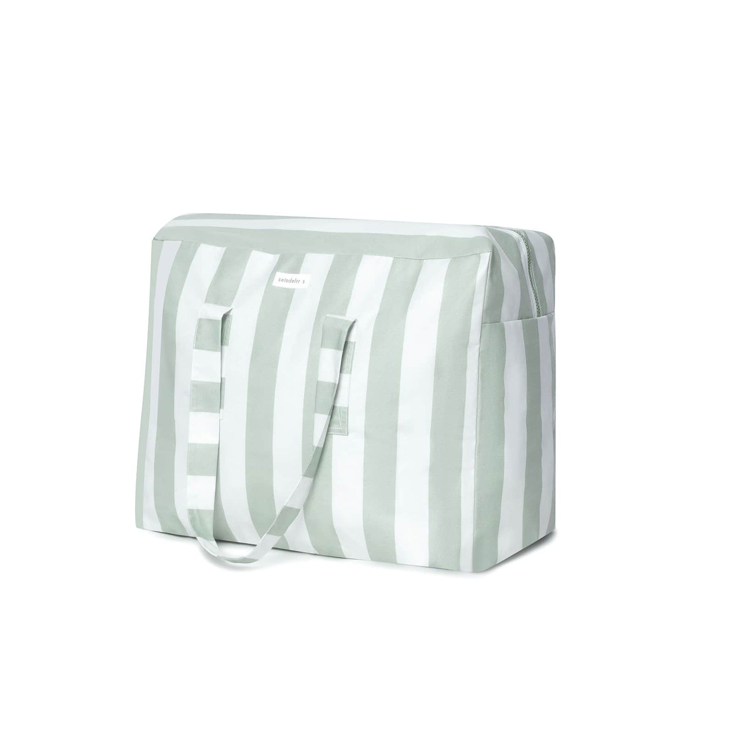Pack Bolsa MyBigBag y Neceser Rayas Verde Pack Bolsa MyBigBag y Neceser Rayas Verde