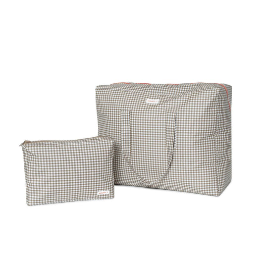Pack Bolsa MyBigBag y Neceser Reversible - Minivichy Marrón Pack Bolsa MyBigBag y Neceser Reversible - Minivichy Marrón