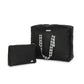 Pack Bolsa MyBigBag y Neceser Reversible - Negra con asas y cremallera vichy negro