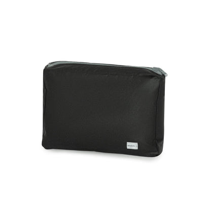 Pack Bolsa MyBigBag y Neceser Reversible - Negra con asas y cremallera vichy negro