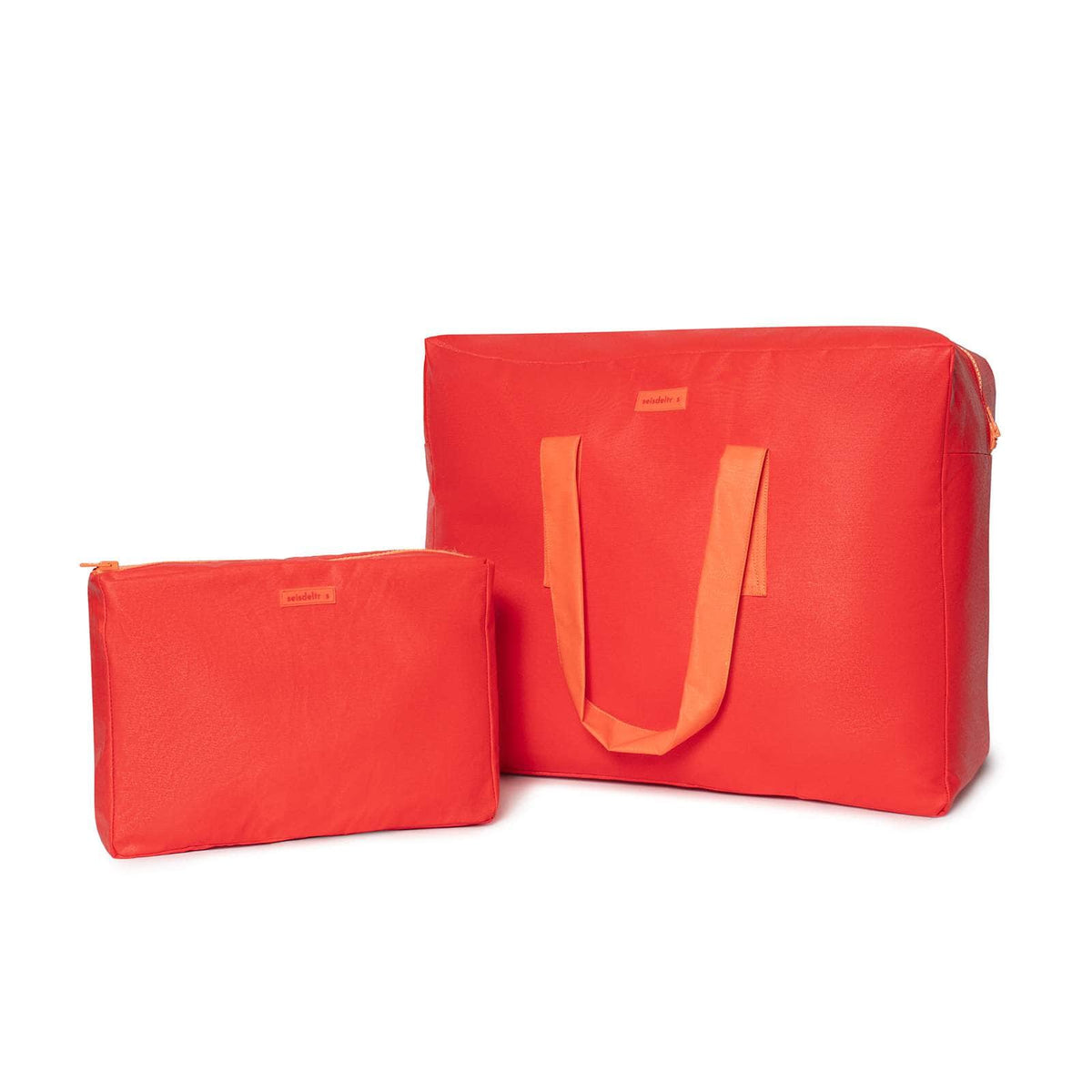 Pack Bolsa MyBigBag y Neceser - Roja asas naranja Pack Bolsa MyBigBag y Neceser - Roja asas naranja