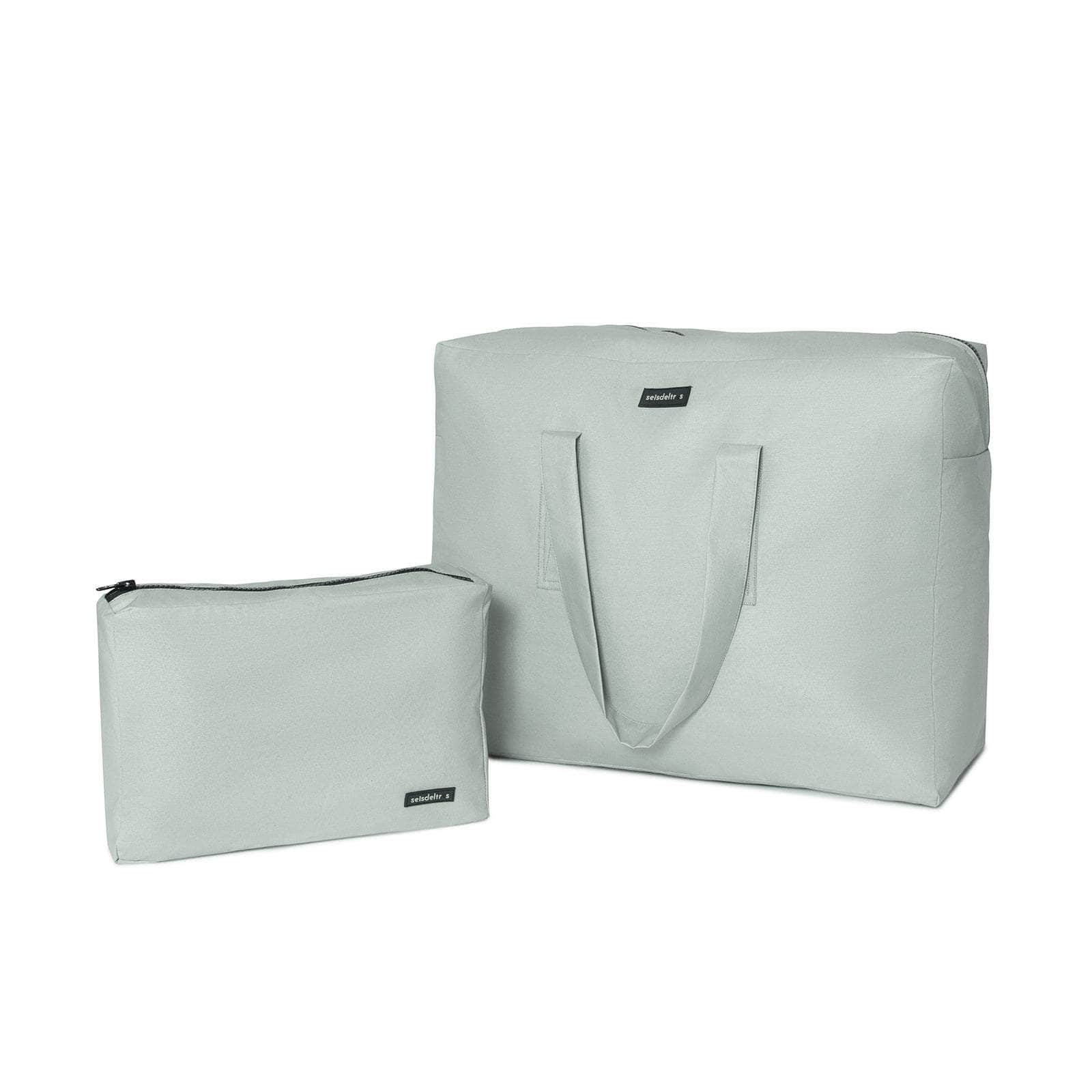 Pack Bolsa MyBigBag y Neceser - Verde Empolvado cremallera negra Pack Bolsa MyBigBag y Neceser - Verde Empolvado cremallera negra