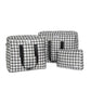 pack mybigbag Pack completo - bolsa L, bolsa XL y neceser - Cuadros Vichy con asas y cremallera negras