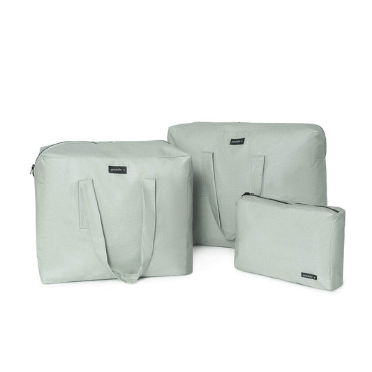 pack mybigbag Pack completo - bolsa XL, bolsa L y neceser - Verde Empolvado Pack completo - bolsa XL, bolsa L y neceser - Verde Empolvado