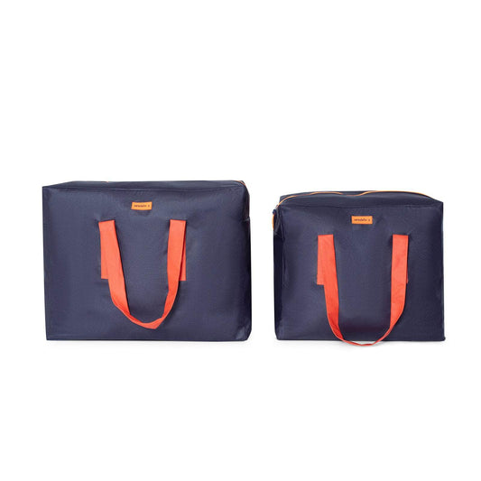 Pack Dúo - XL y L Azul Marino asas naranjas Pack Dúo - XL y L Azul Marino asas naranjas