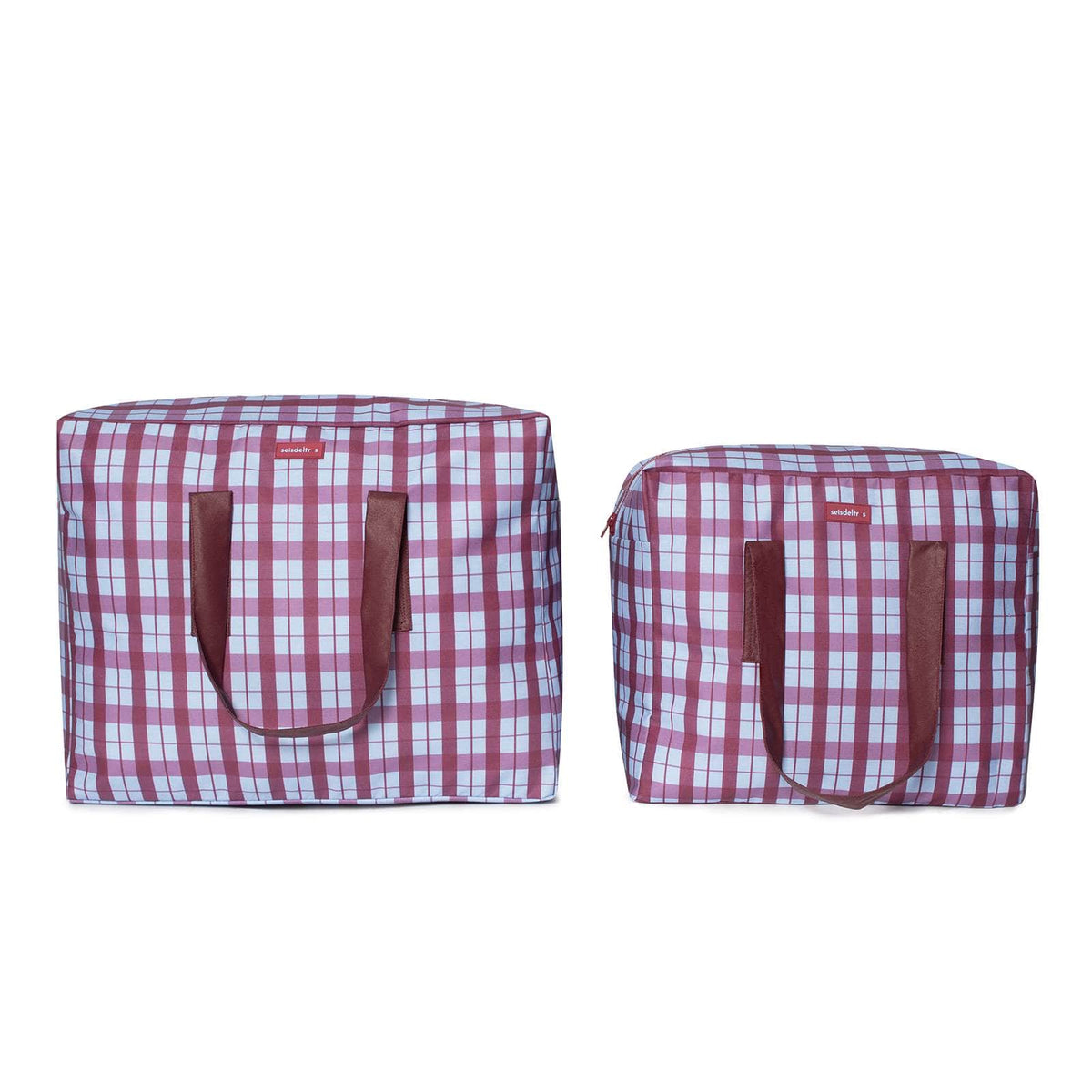 Pack Dúo - XL y L Escocesa Burdeos Pack Dúo - XL y L Escocesa Burdeos